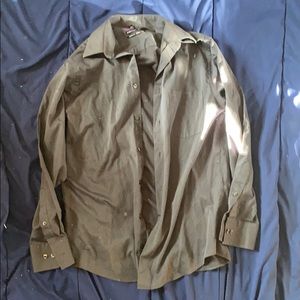 Geoffrey Beene Wrinkle Free Classic Fit Button 15